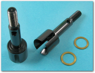 Tobee Craft 40170 - 7075 Light Weight Wheel Axle (Tamiya TL01) *DISCONTINUED*