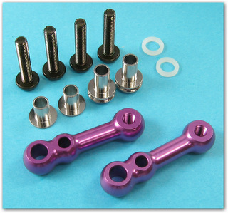 Tobee Craft 40850 - Front Alum Upper Rod 30mm (Tamiya TL01) 