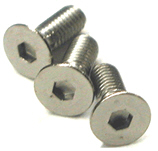 Atlas OP8-154 - Titanium  Flat Head Screw 3x20 6 Pcs 