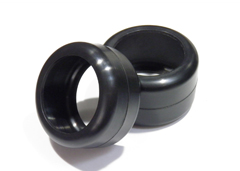 TRG 2110 - Molded Capped Tire, Front (Tamiya F104)