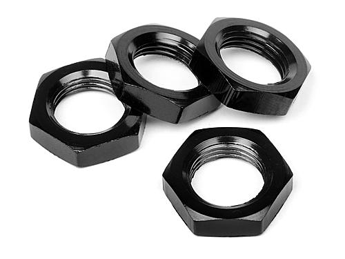Hot Bodies 67492 - 17mm Wheel Nut (Black/4pcs) (D815, Apache, Vorza, Trophy, D812, D8, D8T) 