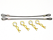 Blade BL451 - Body Pin with wire 70mm Red