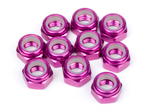 HPI 95863 - Aluminum Lock Nut M5 (Purple/10pcs) 