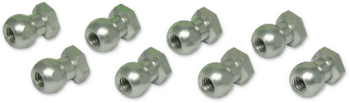 Tobee Craft 40899 - 5.8 Alum Ball Pivot Nut Silver 