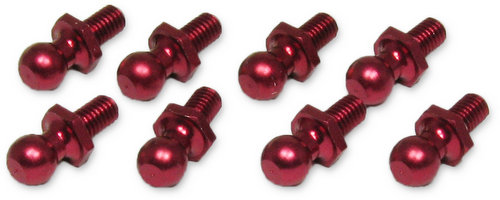 Tobee Craft 40910 - 4.8 Alum Pivot Screw Red 