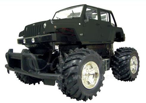Aoshima 07830 - RC 1:14 Jeep Wrangler Unlimited / Black 