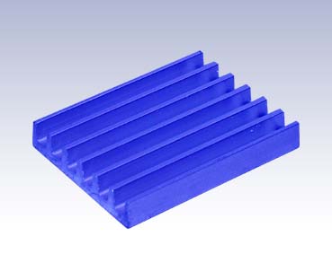 Take Off TO368B - ESC / Servo Heatsink  * Blue * 18.5 x 25 x 3.8mm 