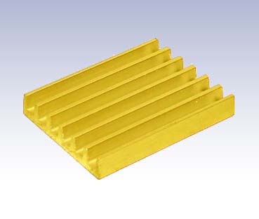 Take Off TO368G - ESC / Servo Heatsink  * Gold * 18.5 x 25 x 3.8mm 