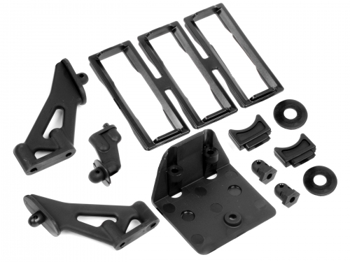 Hot Bodies 61427 - Bumper / Wing Mount Set (Cyclone D4) 