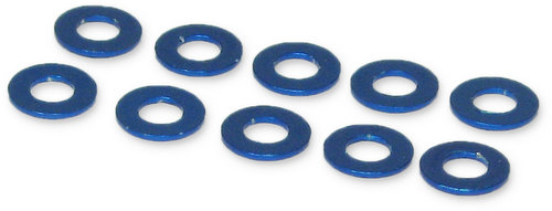 Jet Racing JE-78B-0.5 - M3x6 SPACER 0.5mm THICK * 10 pcs 