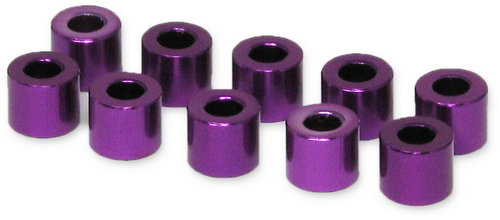 Jet Racing JE-78P-5 - M3x6 Spacer 5mm Thick, 10 pcs 