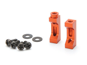 HPI 102910  - Aluminum Servo Mount Set, Orange (Foumula Ten)