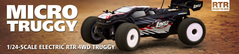 LOSB0244 - 1:24 4WD Micro Truggy RTR