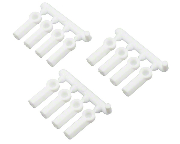 RPM 73381 - Heavy Duty Rod Ends (12) 4-40 * Dyable White