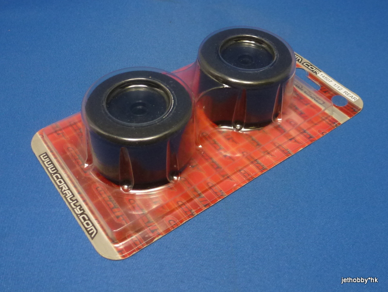 Corally 14507 - Silver tyres rear 1-12 