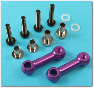 Tobee Craft 40820 - Rear Alum Upper Rod 27.5mm (Tamiya M03)