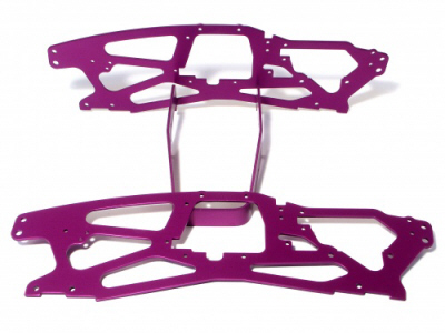 HPI 73930 - 2.5mm Main Chassis with Roll Bar, Purple (Savage 21 25 SS)