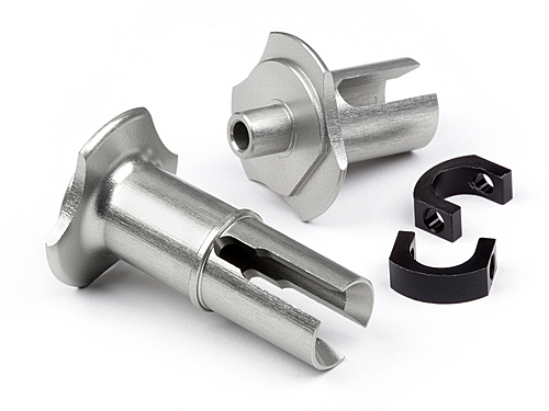 Hot Bodies 68731 - Aluminum Diff Outdrive Set (TCX)