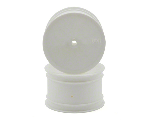 LOSA7105 - Rear Wheel, White, 2 pcs. (XX, XX4, XXX )