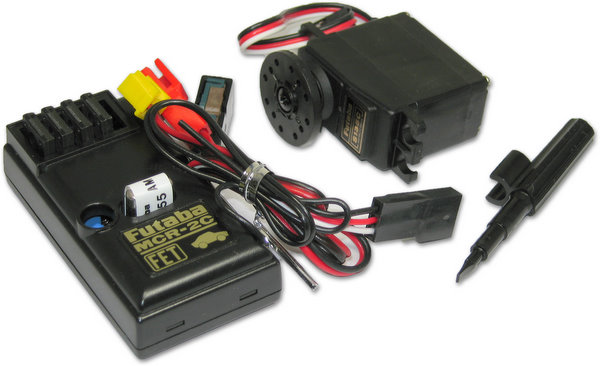 Futaba MCR-2CS - AM27 Receiver + ESC + Servo for 1:24 RC Car