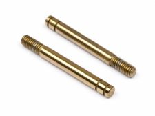 Hot Bodies 61099 - Shock Shaft 28mm Titanium Coated 2 pcs (TCX, Cyclone TC)