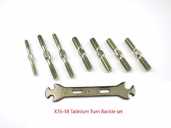 Hong Nor X3S-18 - Titanium TurnBuckle Set (X3)