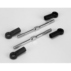 Losi LOSA6544 - Turnbuckles 4 x 70mm with Ends (8B, 8E)