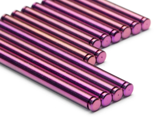 HPI 72090 - Titanium Suspension Shaft Set, Purple (RS4, Pro2)