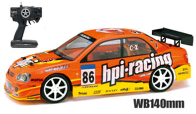 HPI 655 - RTR Micro RS4 Sport, HPI Racing Impreza Body