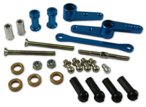 Kose K-6053 - Alum Steering Set (HPI RS4 Pro) *DISCONTINUED*