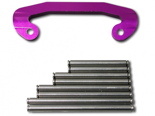 HPI 72229 - Stainless Steel Suspension Shaft Set with Rear Brace (Nitro RS4 MT2) *DISCONTINUED*