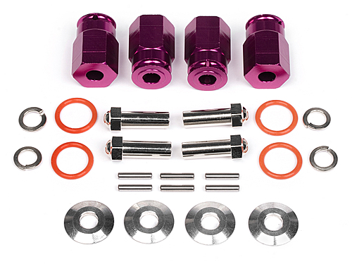 HPI 88055 - Aluminum Wide Hex Hub 12x24mm (Wheely King, Crawler King, Nitro RS4 MT 2)