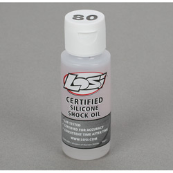 LOSA5230 - Silicone Shock Oil, 80 wt, 2 oz