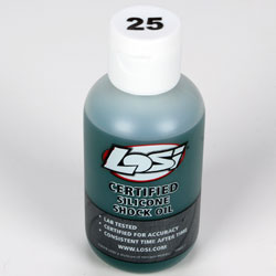 LOSA5253 - Silicone Shock Oil, 25WT, 4 oz