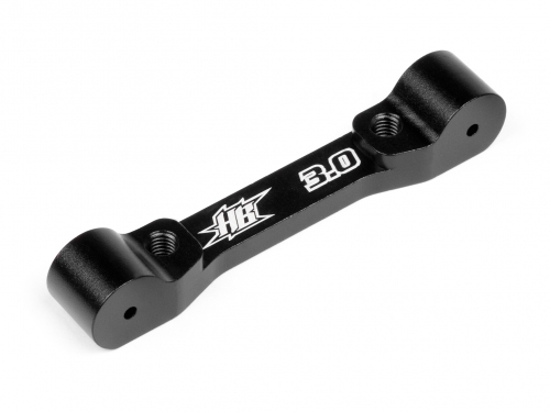 Hot Bodies 61464 - Rear Suspension lock Rear Side 3 Degree Aluminum Black (Cyclone D4)