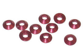 ARD A202R - 3mm Alum Tapered Washer Red