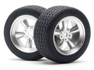 HPI 4797 - 31mm Vintage Radial Tire D-Compound (Tire Only)