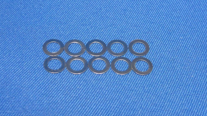 Q-World Q-396 - Shim 5x8x0.3mm 10 pcs