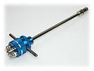 Q-World LC-2638B - Aluminium Glow Plug Wrench, Blue