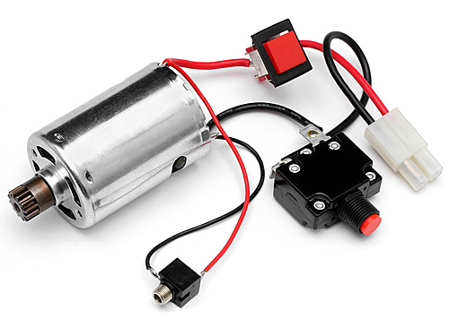 HPI 87136 - Motor & Switch Set With Pinion For Motor Unit (Roto Star 2)