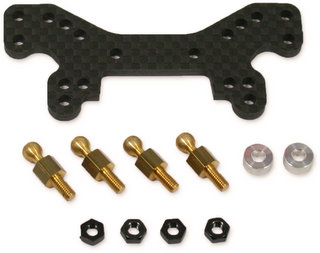 Cross TAP-15F Graphite Damper Plate, Front (Tamiya TA04) *DISCONTINUED*
