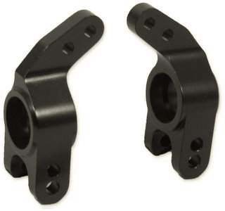 Cross TAP-43B - Alum Rear Hub Carrier, 1 Degree, Black (Tamiya TA04) *DISCONTINUED*