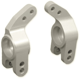 Cross TAP-43S - Alum Rear Hub Carrier, 1 Degree, Silver (Tamiya TA04) *DISCONTIUED*