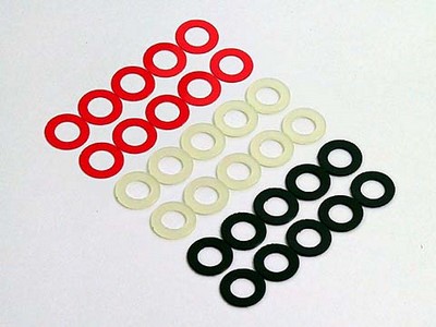 Kose K-1637 - Plastic Shim 3.4 x 6mm (0.1, 0.3, 0.5 - 10pcs each)