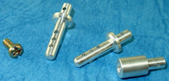 Jet Racing F103-02 - Aluminum Light Weight Body Post (Tamiya F103)