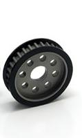 Square STA-330BK - Alum Pulley 30T Black (Tamiya TA05)