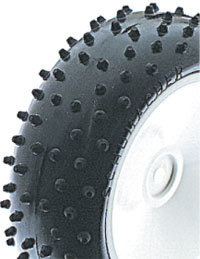 Schumacher U6762 - Mini Spike 2; Front Tyres - Silver (pr)