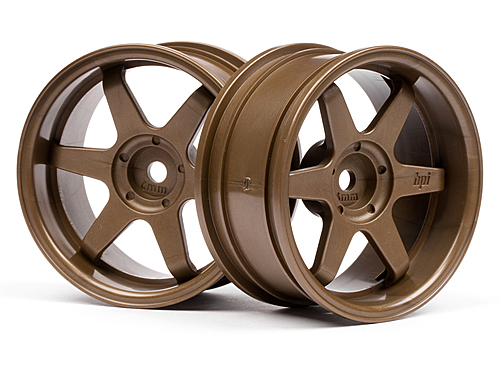 HPI 3848 - TE37 Wheel 26mm Bronze, 6mm offset 