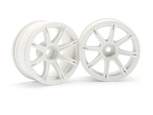 HPI 3304 - WORK EMOTION XC8 WHEEL 26mm WHITE (6mm OFFSET)