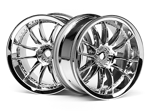 HPI 3280 - WORK XSA 02C WHEEL 26mm CHROME (3mm OFFSET)